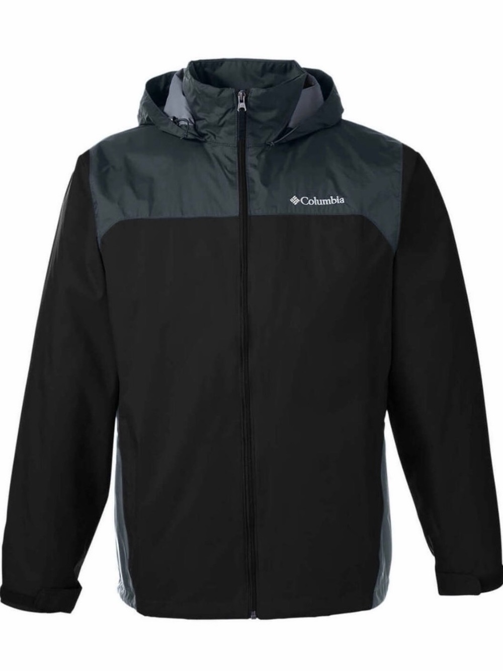 NWT Columbia Men's Black / Grill Glennaker Lake Rain Jacket Size S